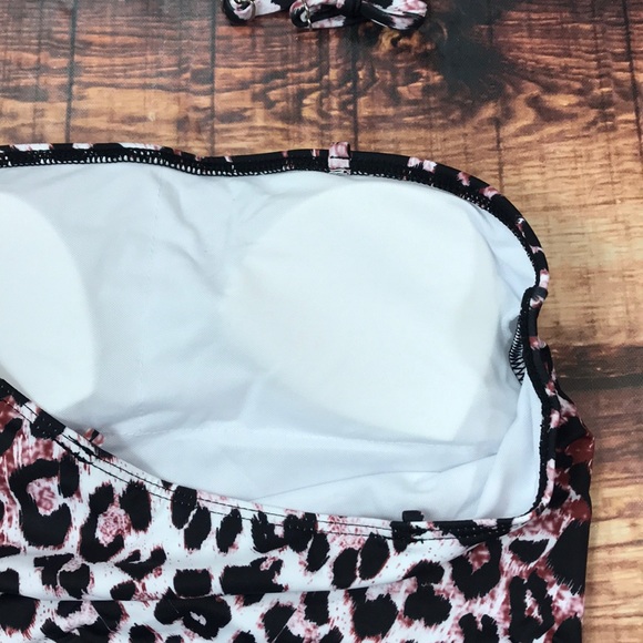 <Trendy Leopard High Waist Leg Bikini Swim Cheetah - Picture 7 of 8